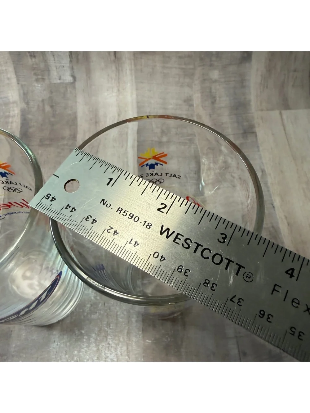 Set of 2 Budweiser 2002 Salt Lake City Winter Olympics Glasses Bud Light Beer
